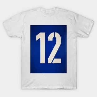 BIG and BOLD number TWELVE T-Shirt